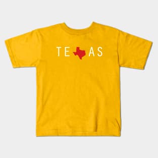 Texas map Kids T-Shirt